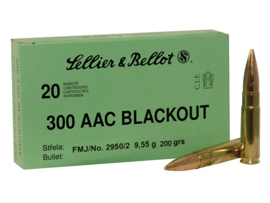 300 AAC Blackout Subsonic 200 Grain Full Metal Jacket ammo