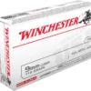 9mm Luger 115 Grain Full Metal Jacket Winchester USA ammunition was developed to provide excellent performance Edit Snippet